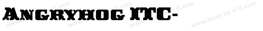 Angryhog ITC字体转换